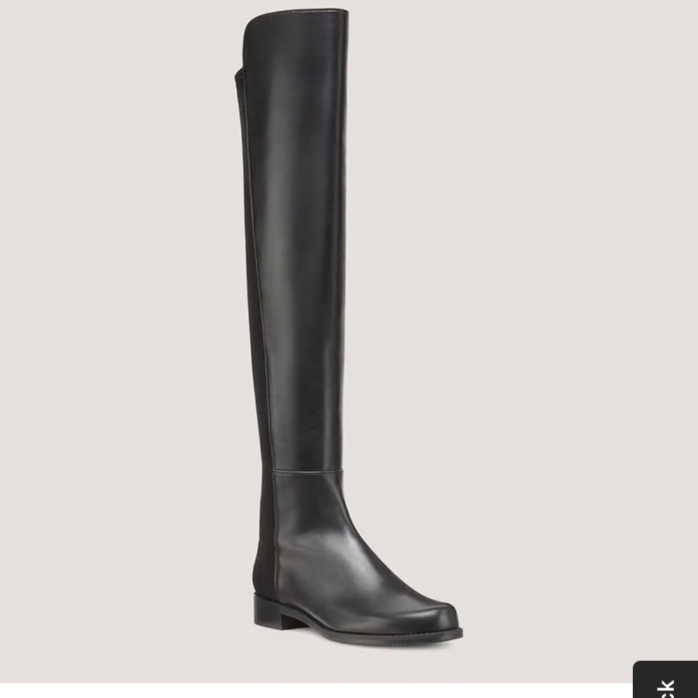 Stuart weitzman Women’s Black leather Tall 5050 Riding Boots 8 worn once - Picture 13 of 13
